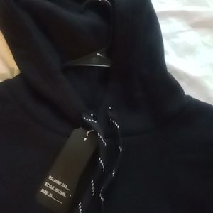Plain Black hoodie size XL